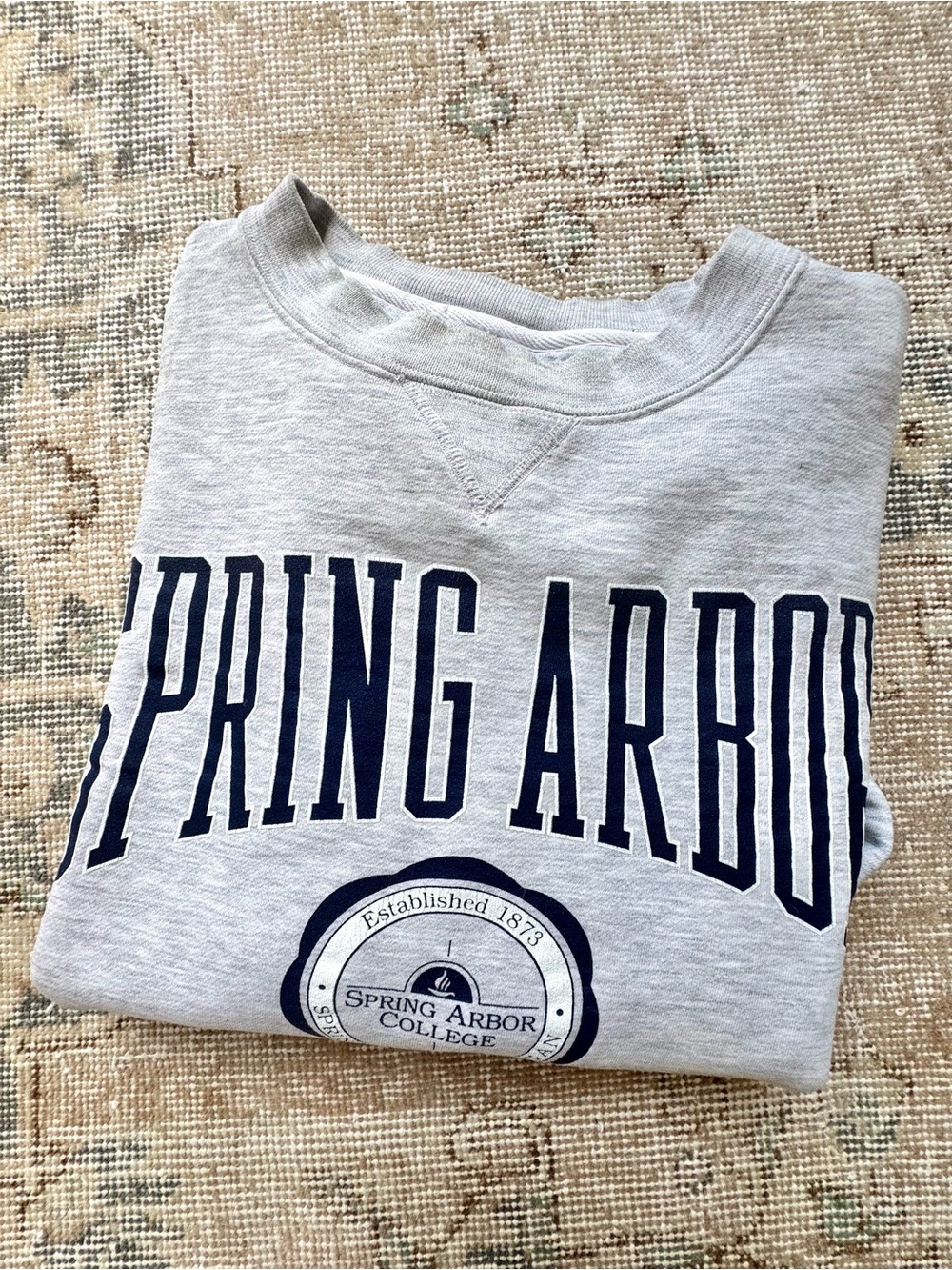 Vintage Heavyweight College Crew Neck